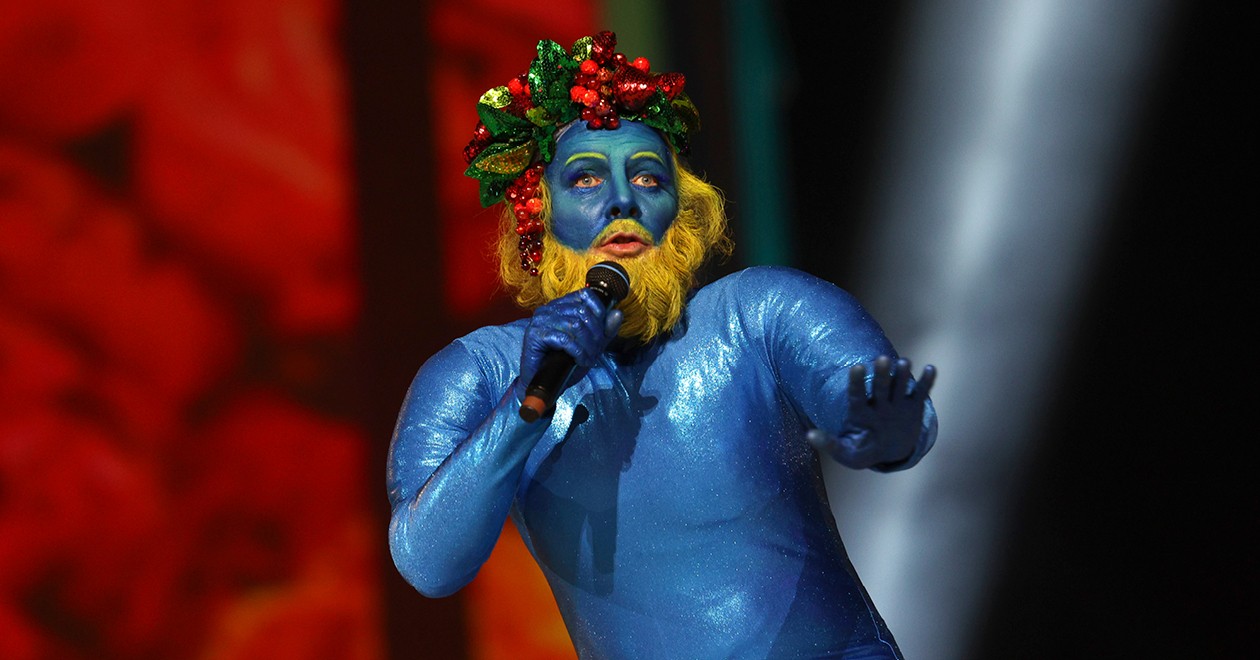 Philippe Katerine, singer-songwriter, performer of “Nu” at the 2024 Paris Olympics.